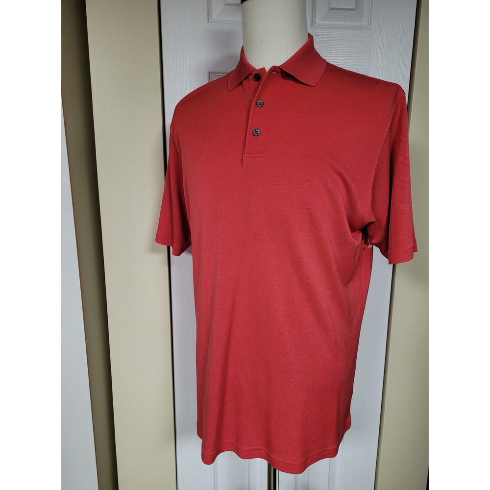 Jos A Bank Mens‎ Rasberry 100% Silk Polo Shirt Size S Luxurious Classic Fit